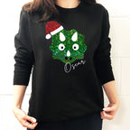 Personalised Children's Dinosaur Christmas Jumper