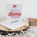Meet Me at the Kissing Booth Personalised Retro Card