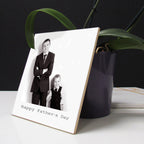 Anniversary gift ceramic photo tile