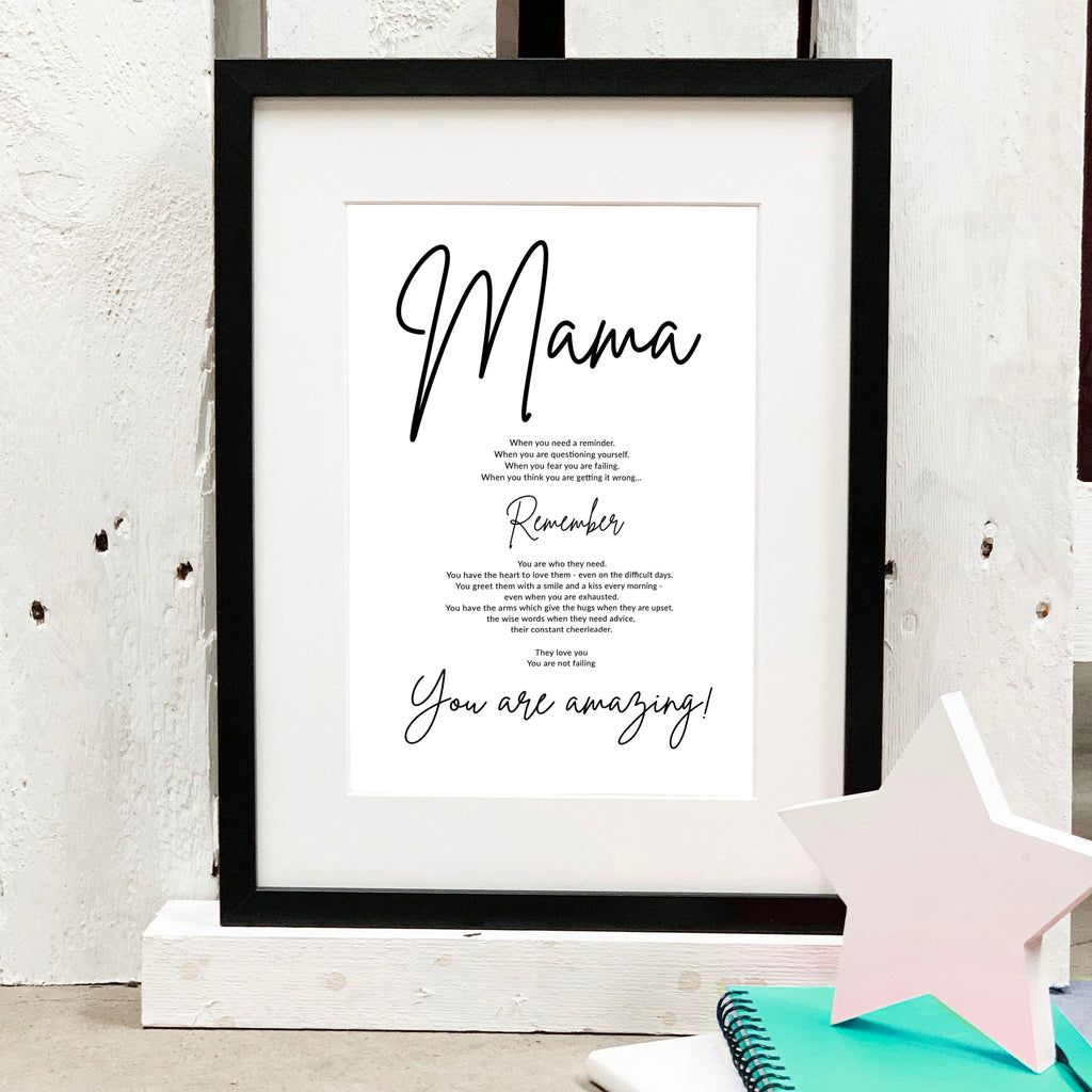 You Are Amazing Mama Poem