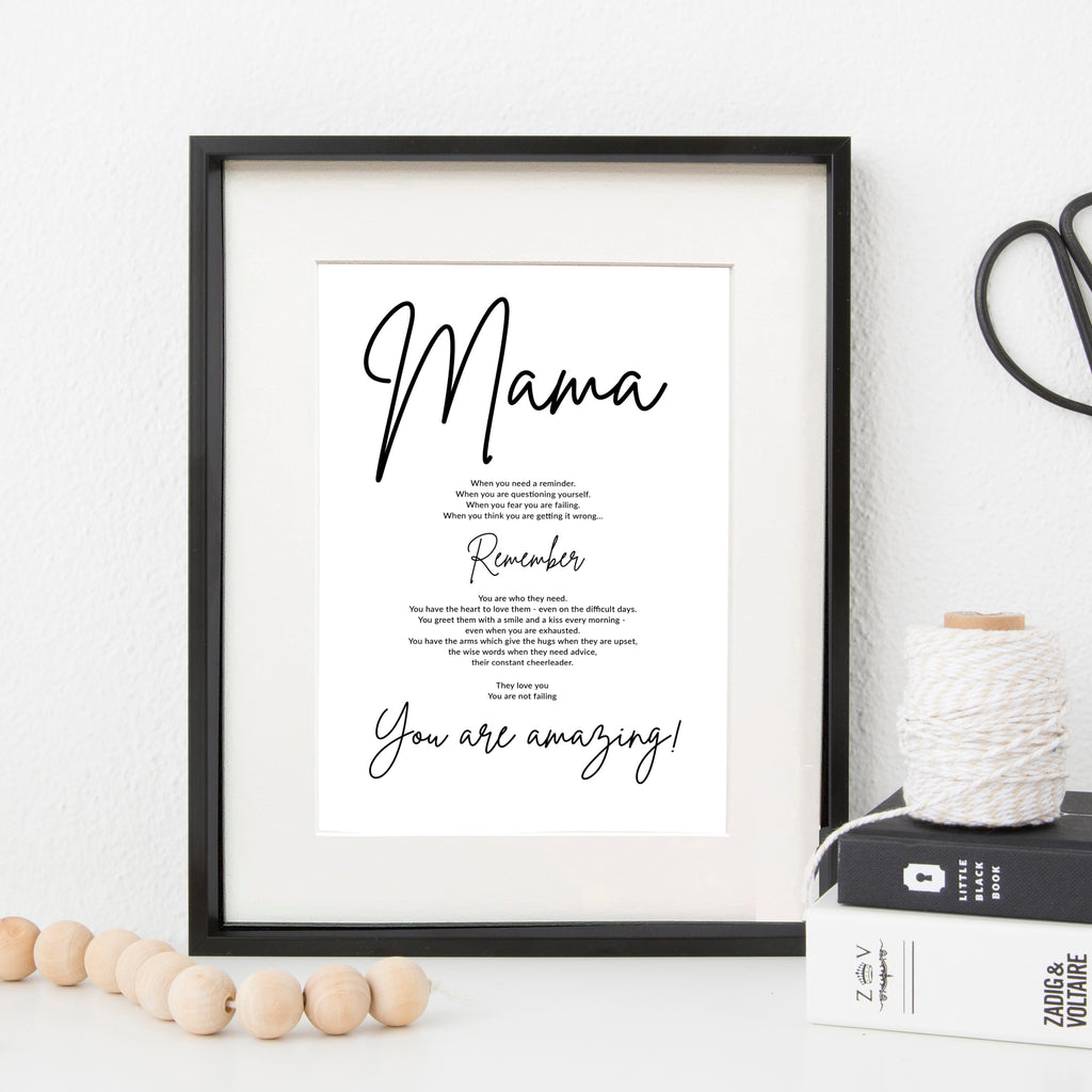 You Are Amazing Mama Poem