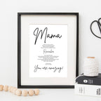 You Are Amazing Mama Poem