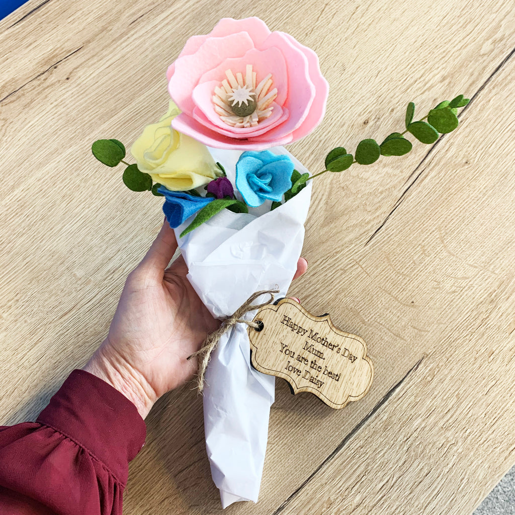 Mother's Day Felt Flower Bouquet