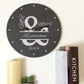 Personalised Mr & Mrs Slate Clock Ampersand Design