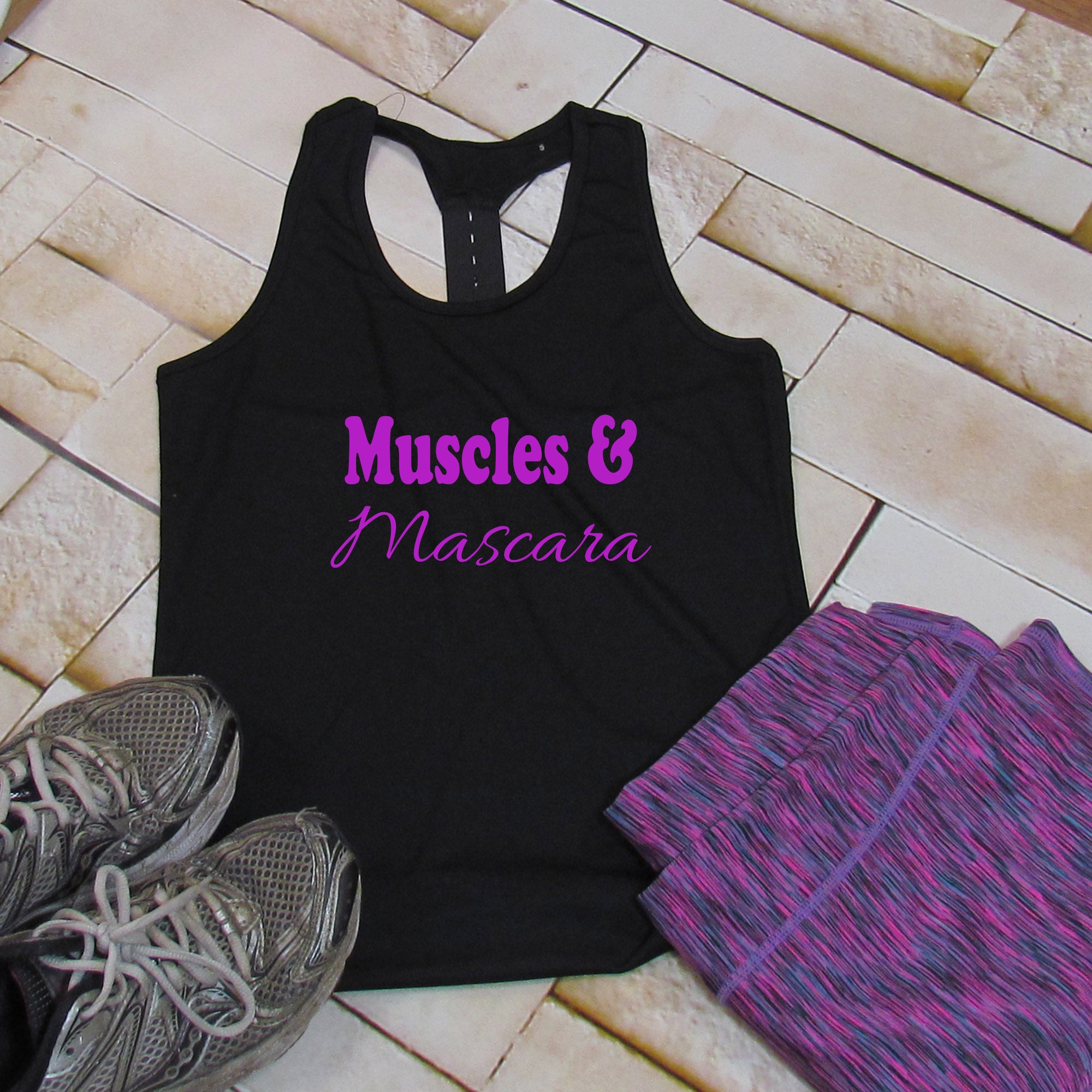 Gym Muscles & Mascara TriDri Racerback Vest