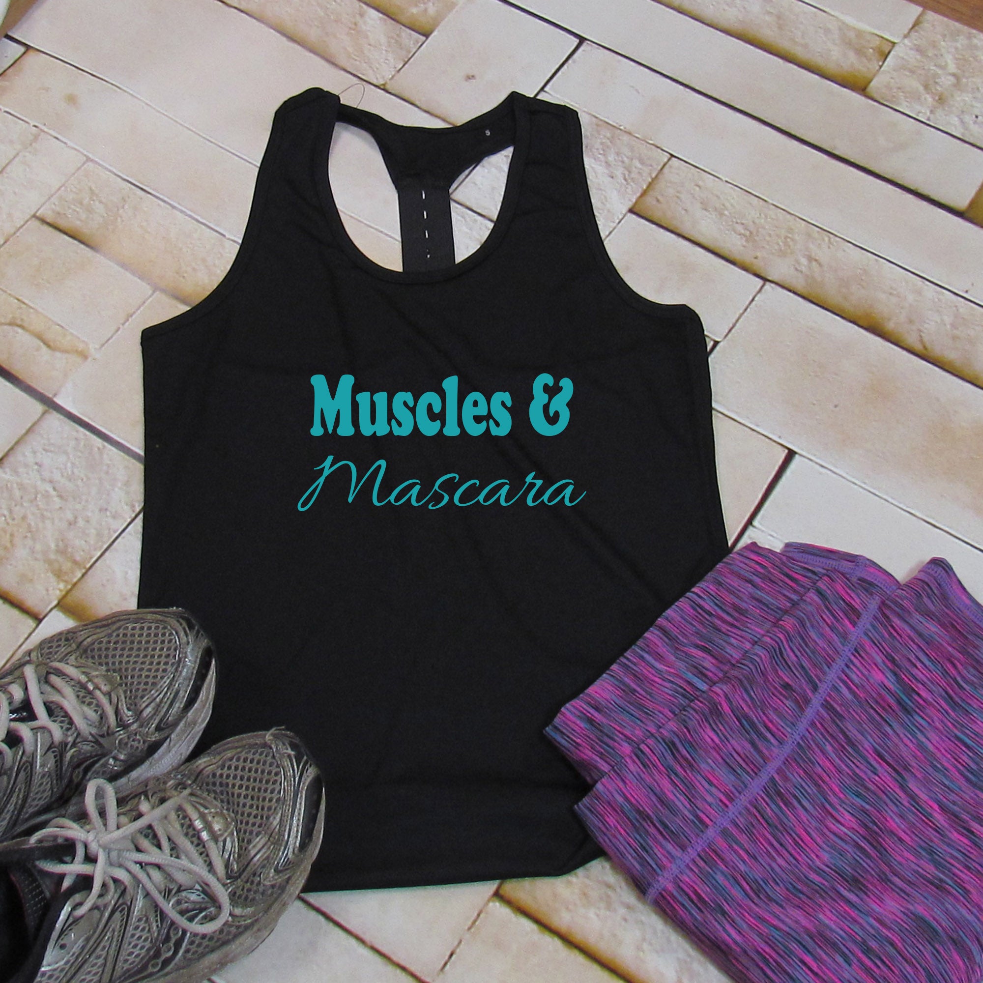 Gym Muscles & Mascara TriDri Racerback Vest