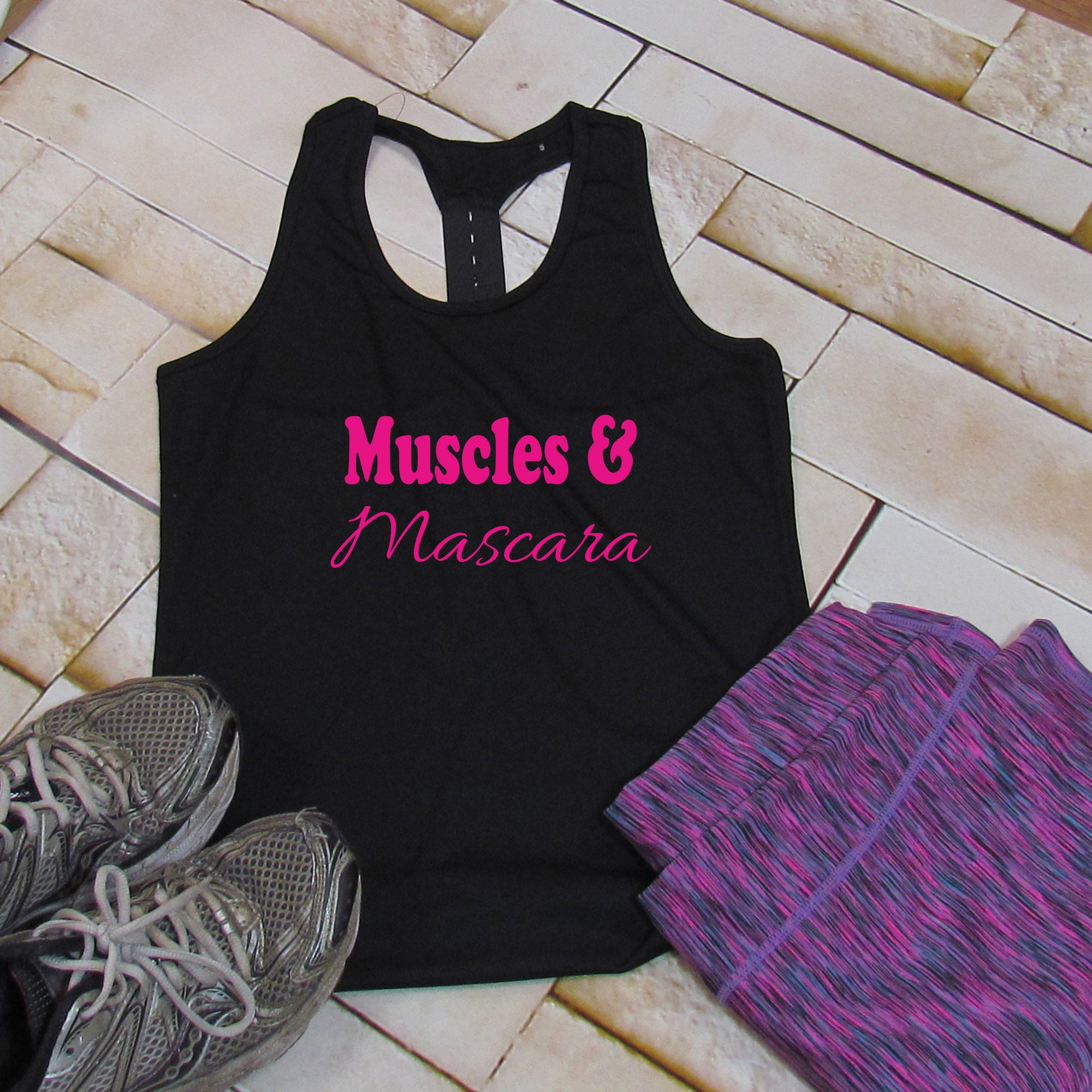 Gym Muscles & Mascara TriDri Racerback Vest