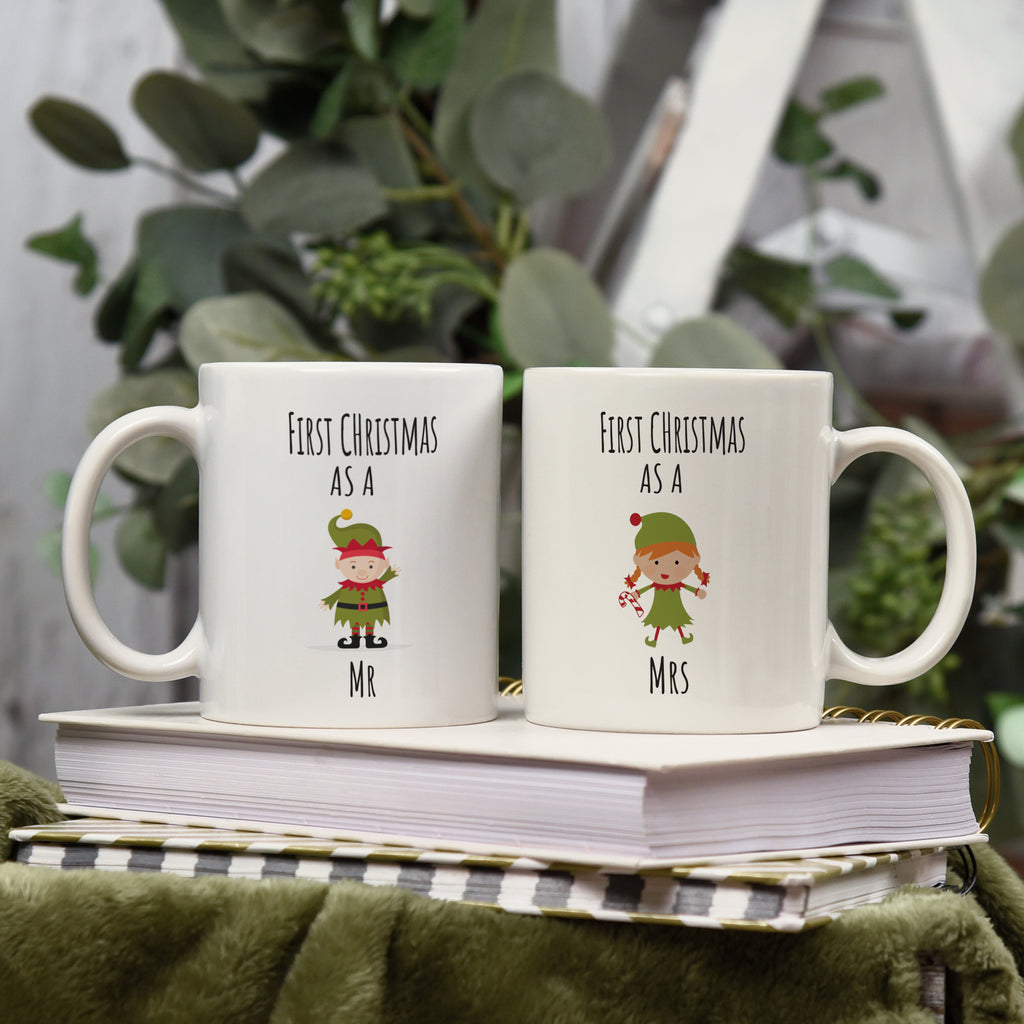 Newlywed Christmas mug gift