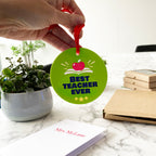 Personalised Thank You Teach Card With Medal