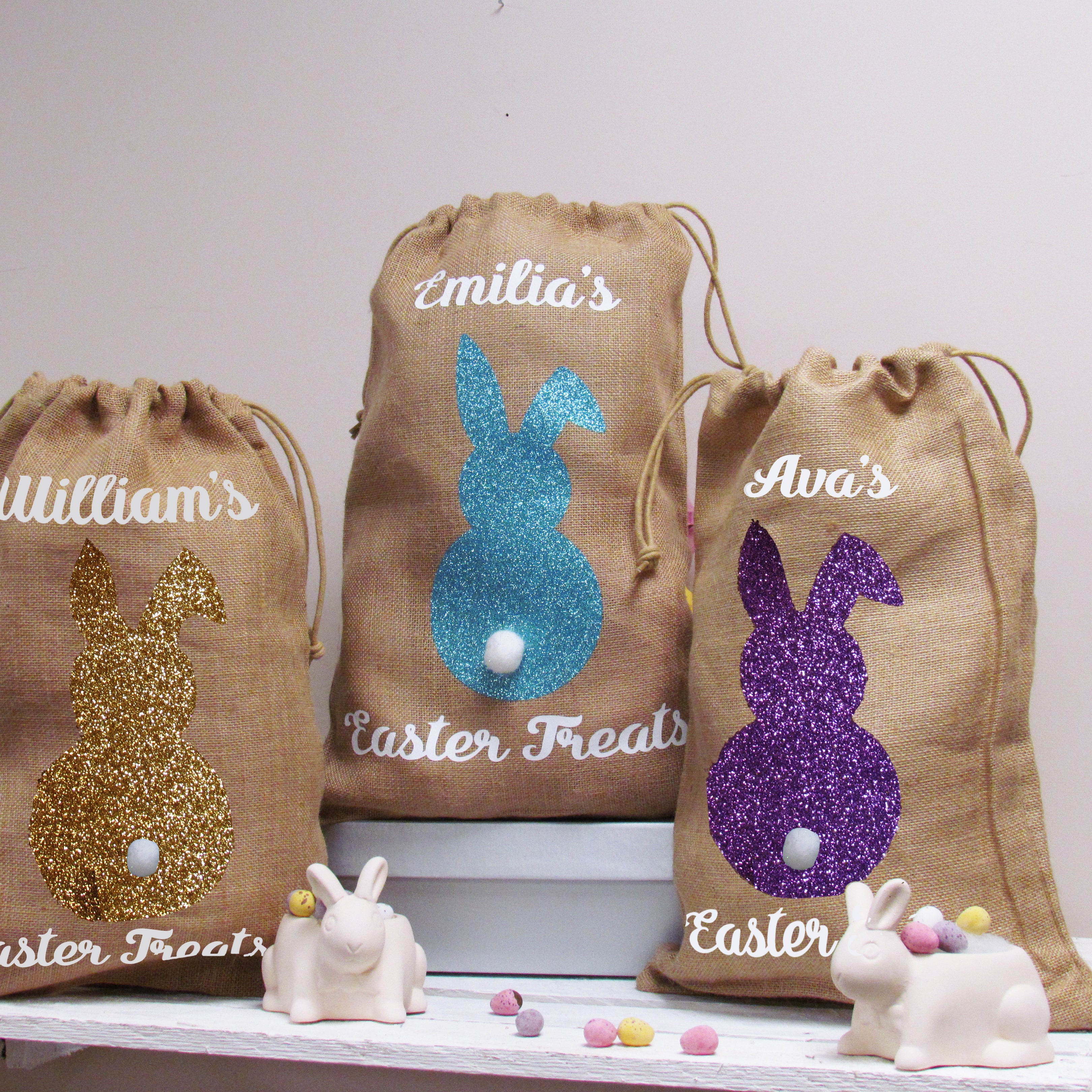 Personalised Easter Egg Hunt Bag