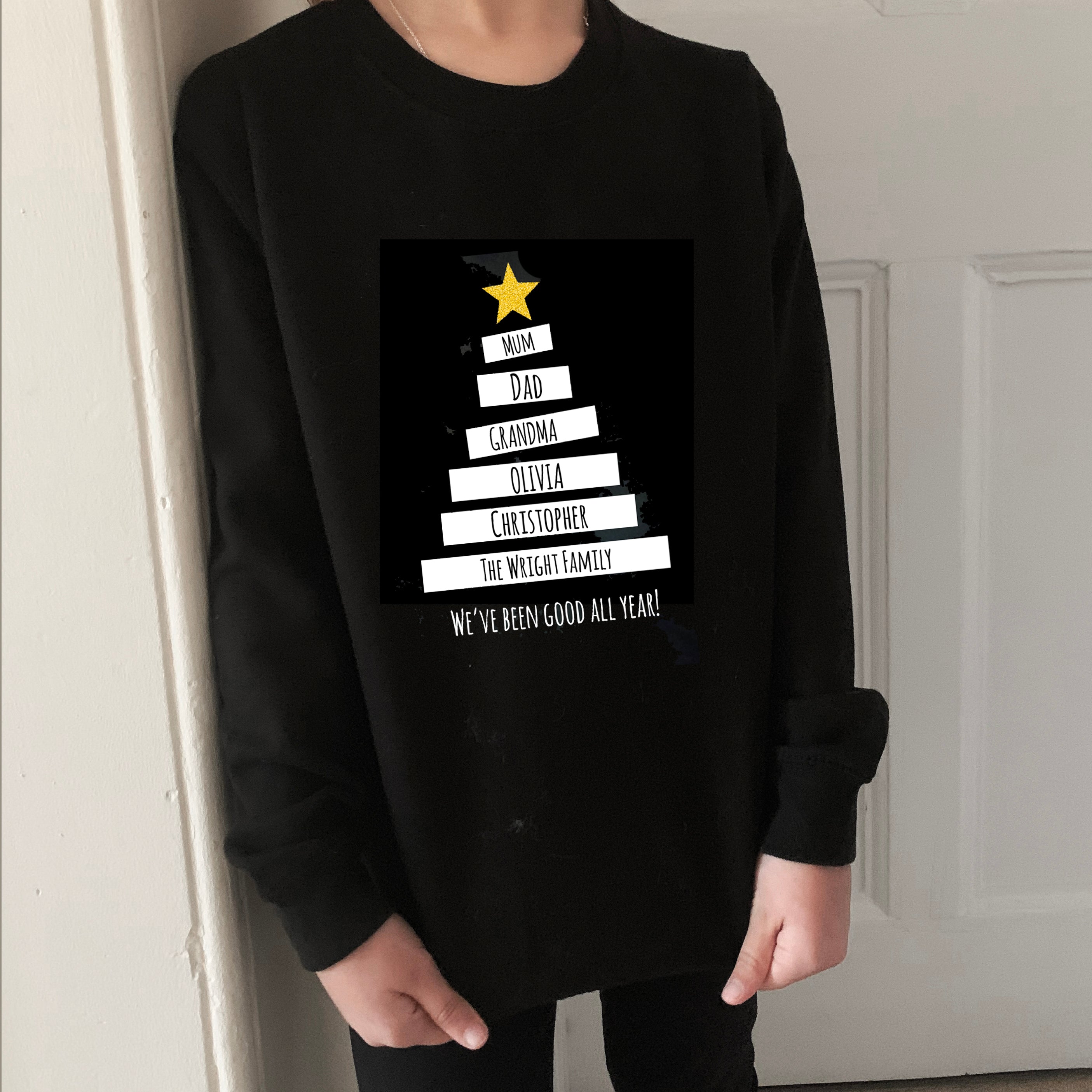 Personalised Family Christmas Jumper