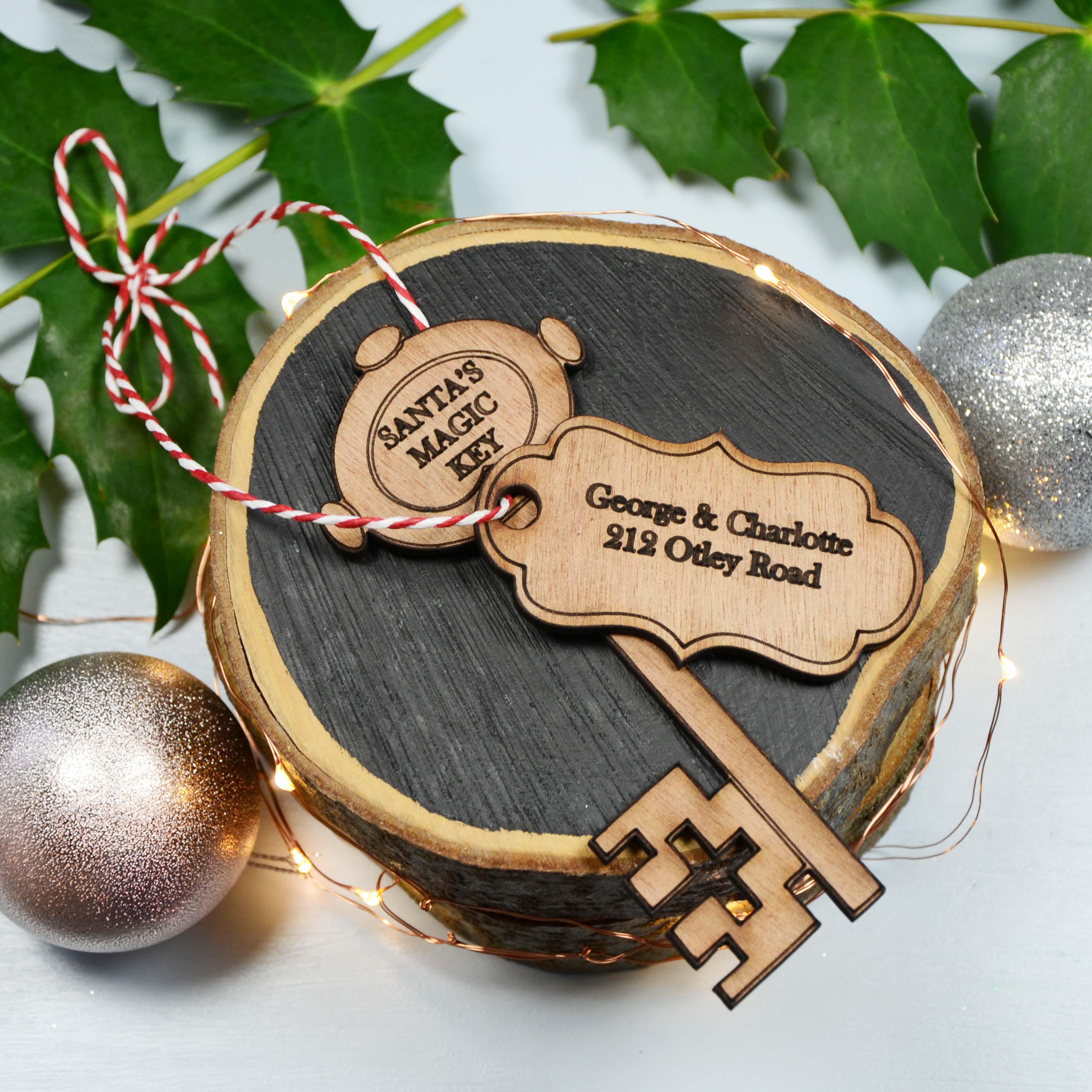 Personalised Santa Key