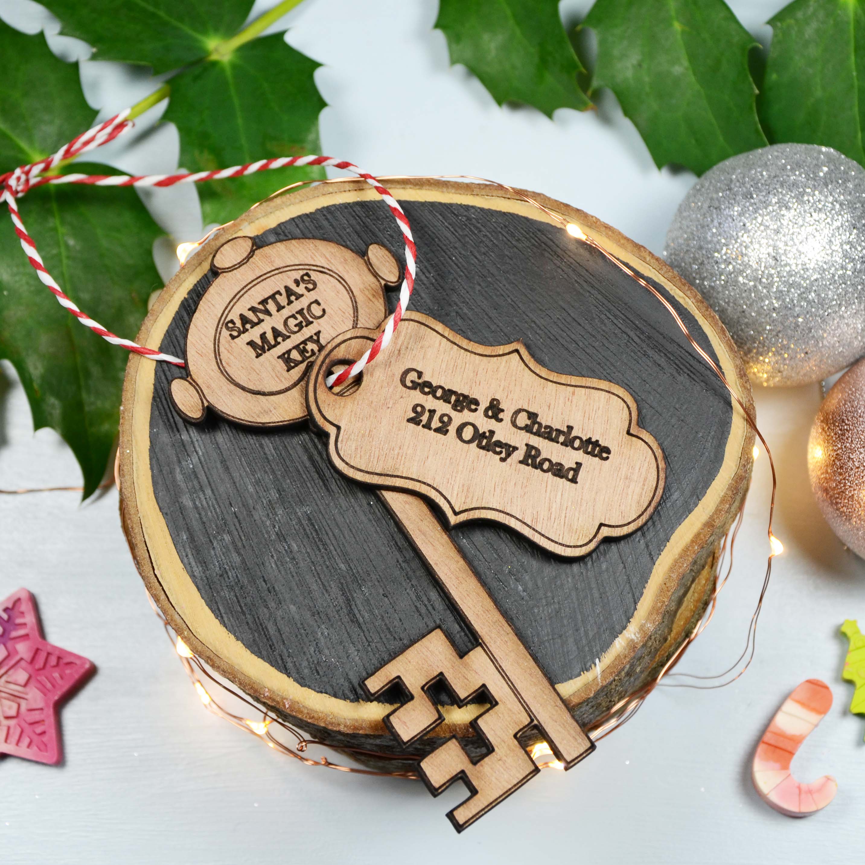 Personalised Santa Key