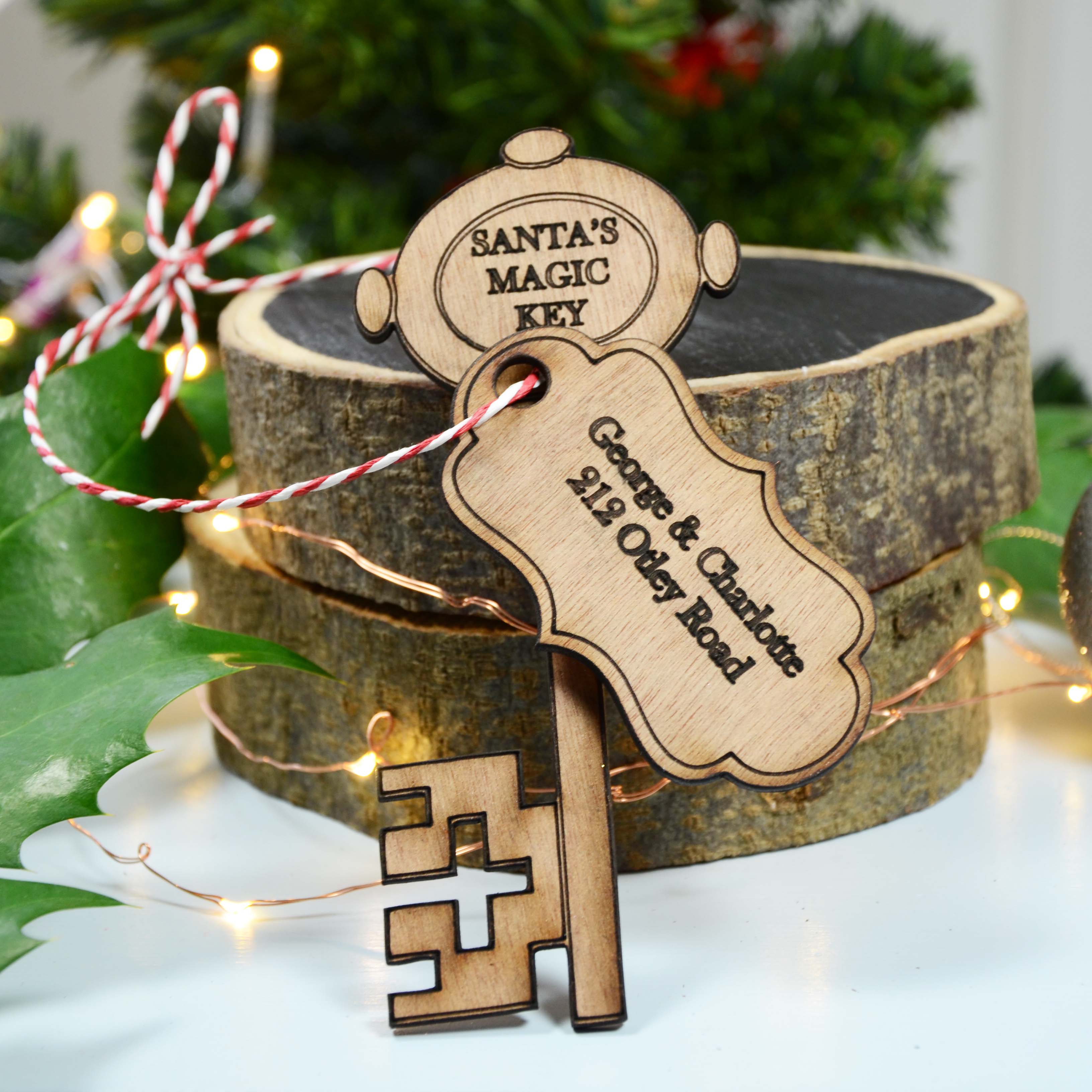 Personalised Santa Key