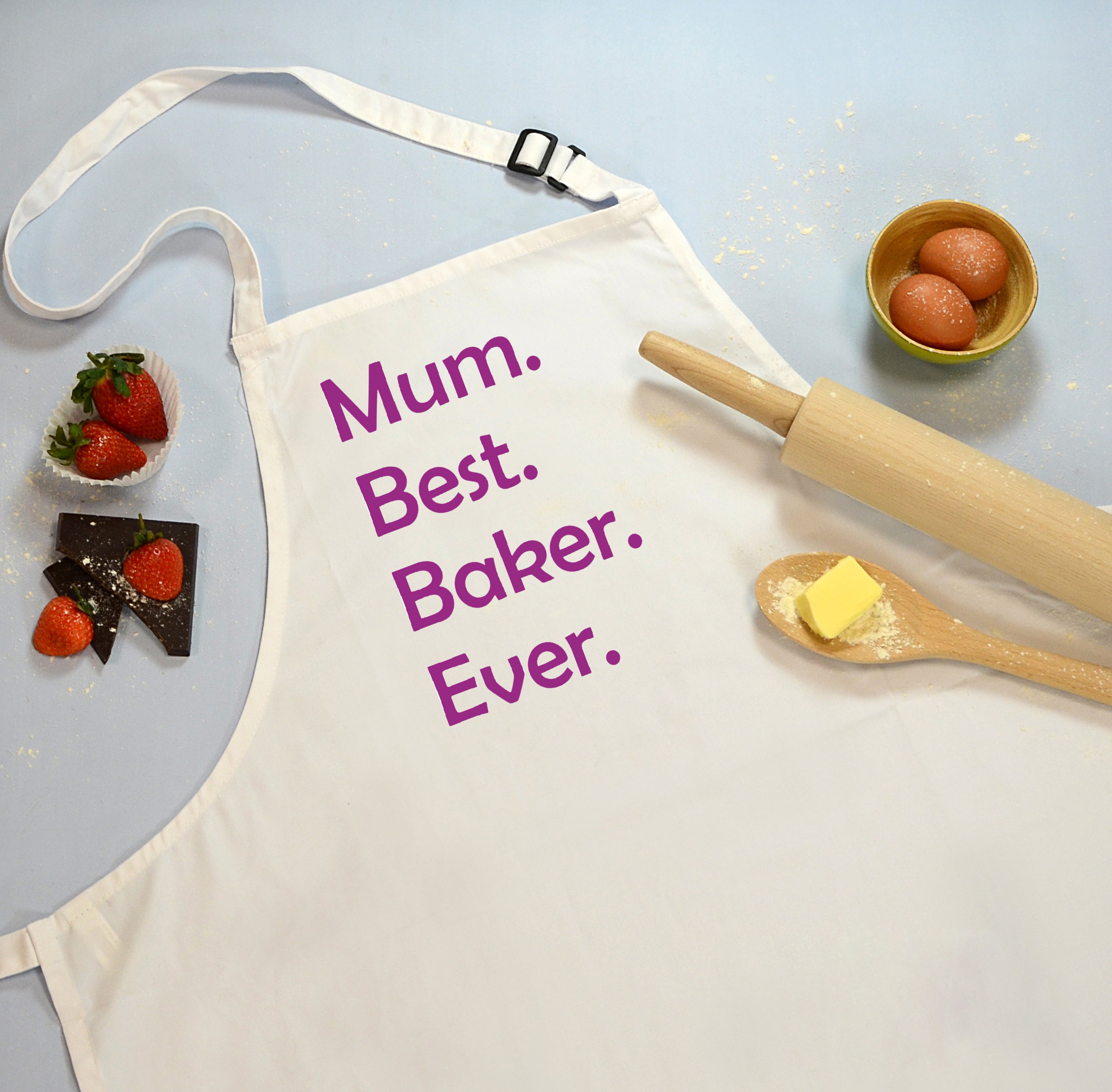 Custom kitchen apron gift for home bakers or pastry chefs