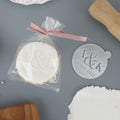 Personalised wedding cookie embosser with initials
