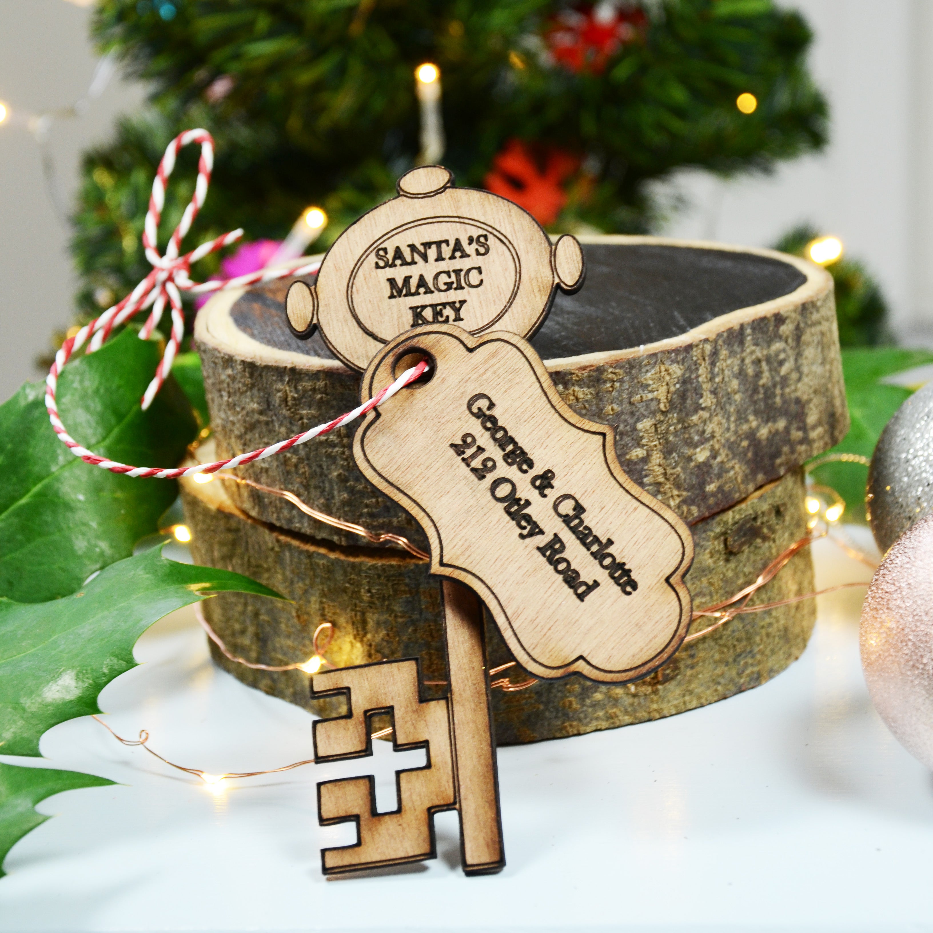 Personalised Santa Key