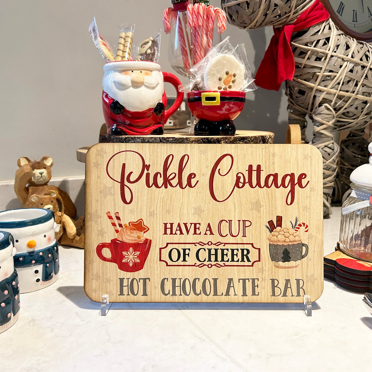Personalised Hot Chocolate Station Sign