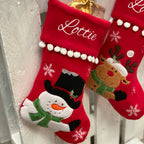 Snowman Or Reindeer Personalised Stocking