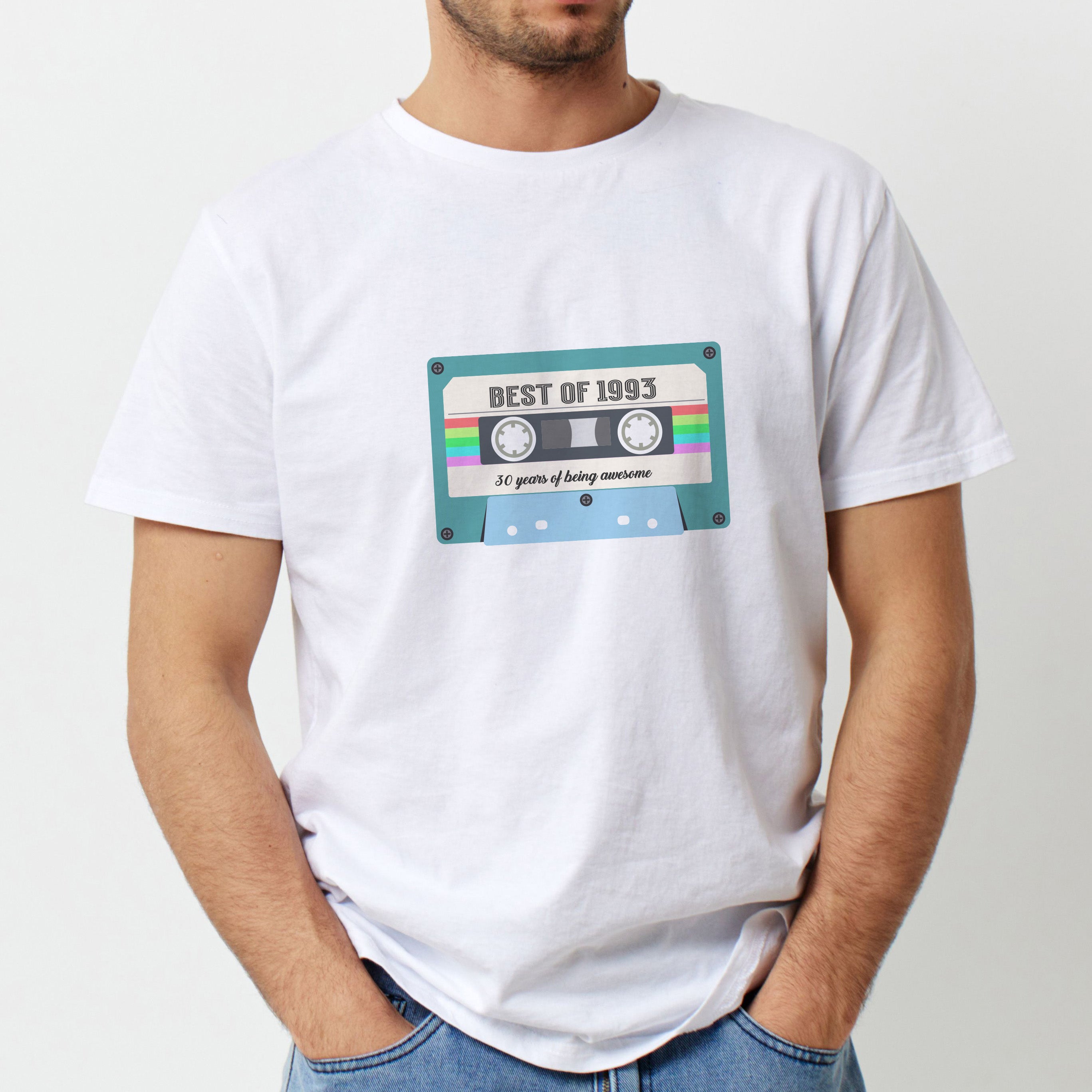 Retro Cassetts 30th Birthday tshirt gift