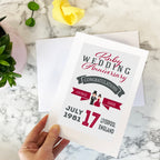 Personalised Ruby Wedding Anniversary Card