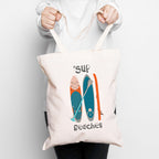 Sup Beaches Paddleboard Tote Bag