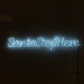 Santa Stop Here Neon El Wire Light