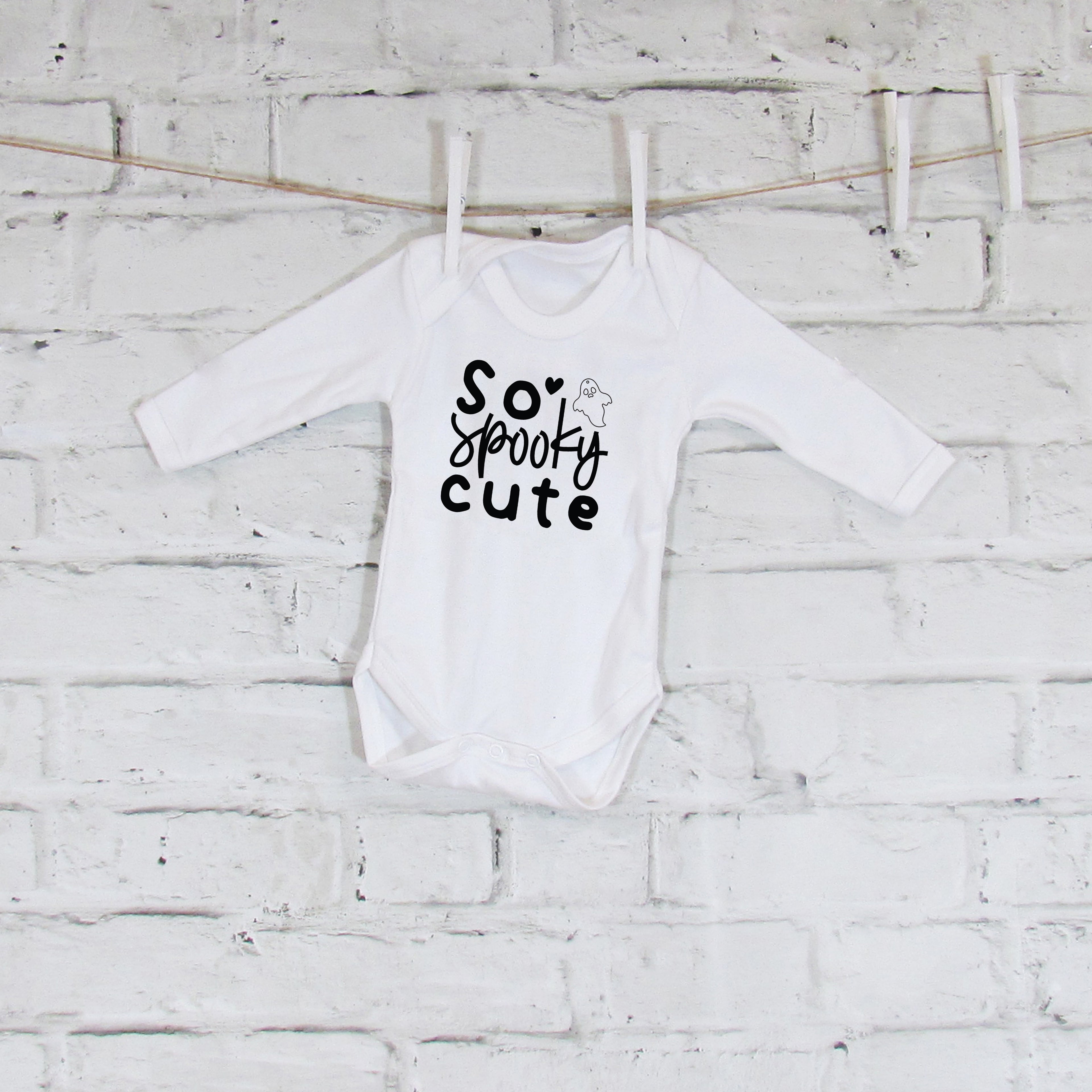 So Spooky Cute Halloween Baby Grow
