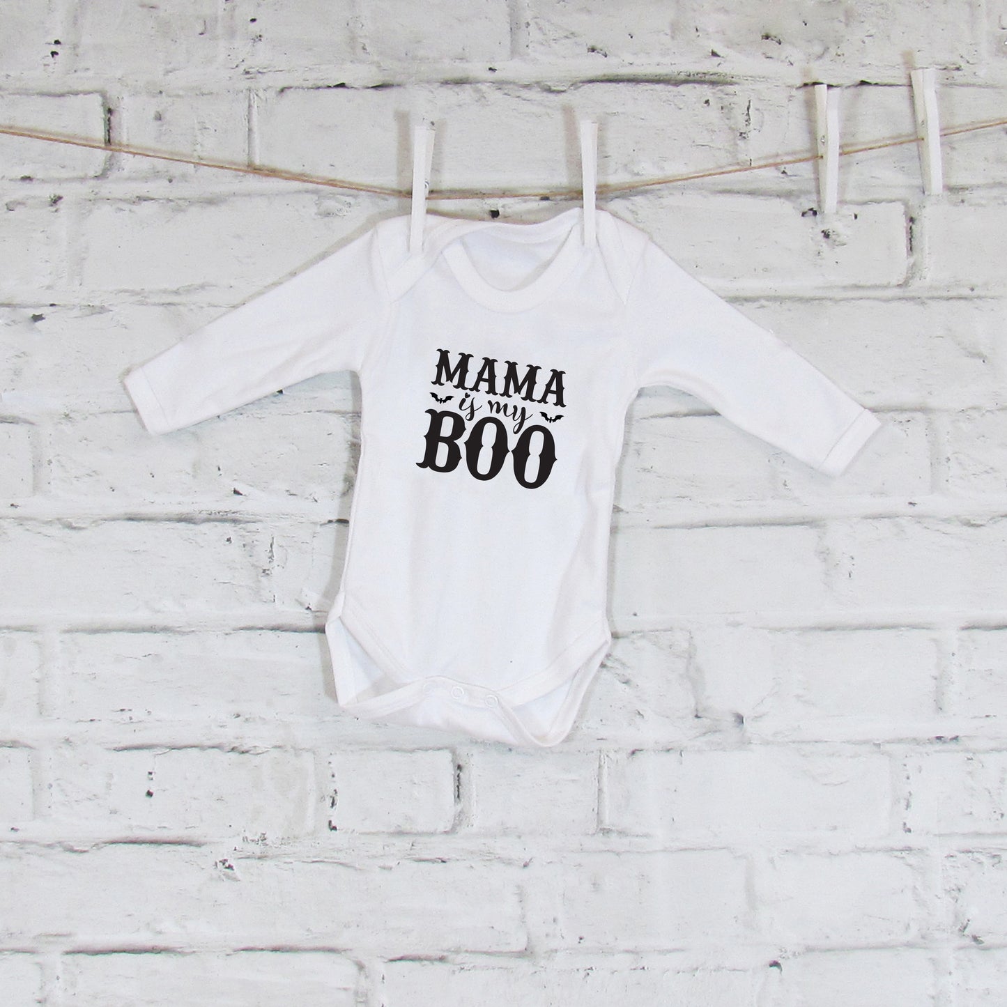 Mama Is My Boo Halloween Baby Grow