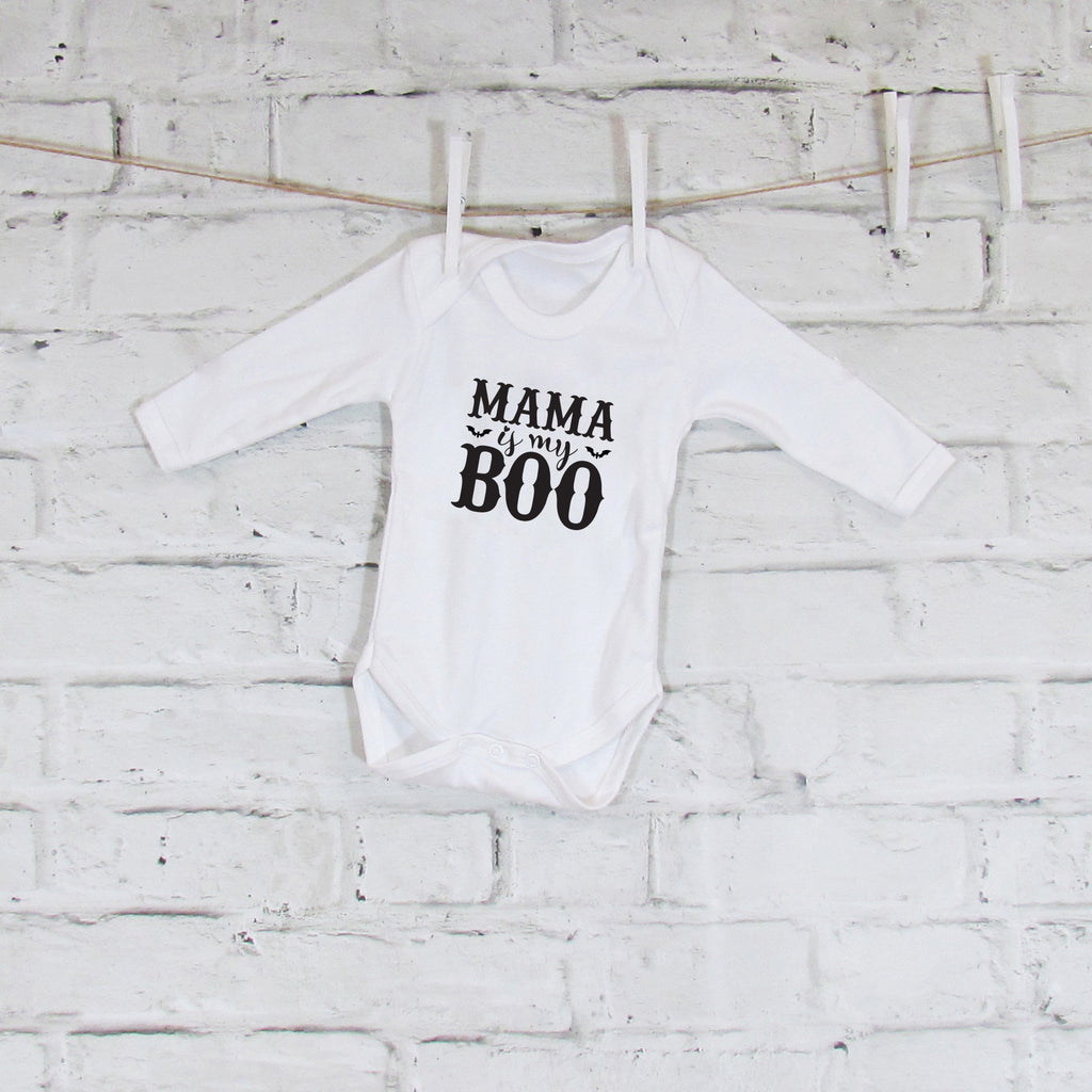 Mama Is My Boo Halloween Baby Grow