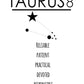 Horoscope Monochrome Print