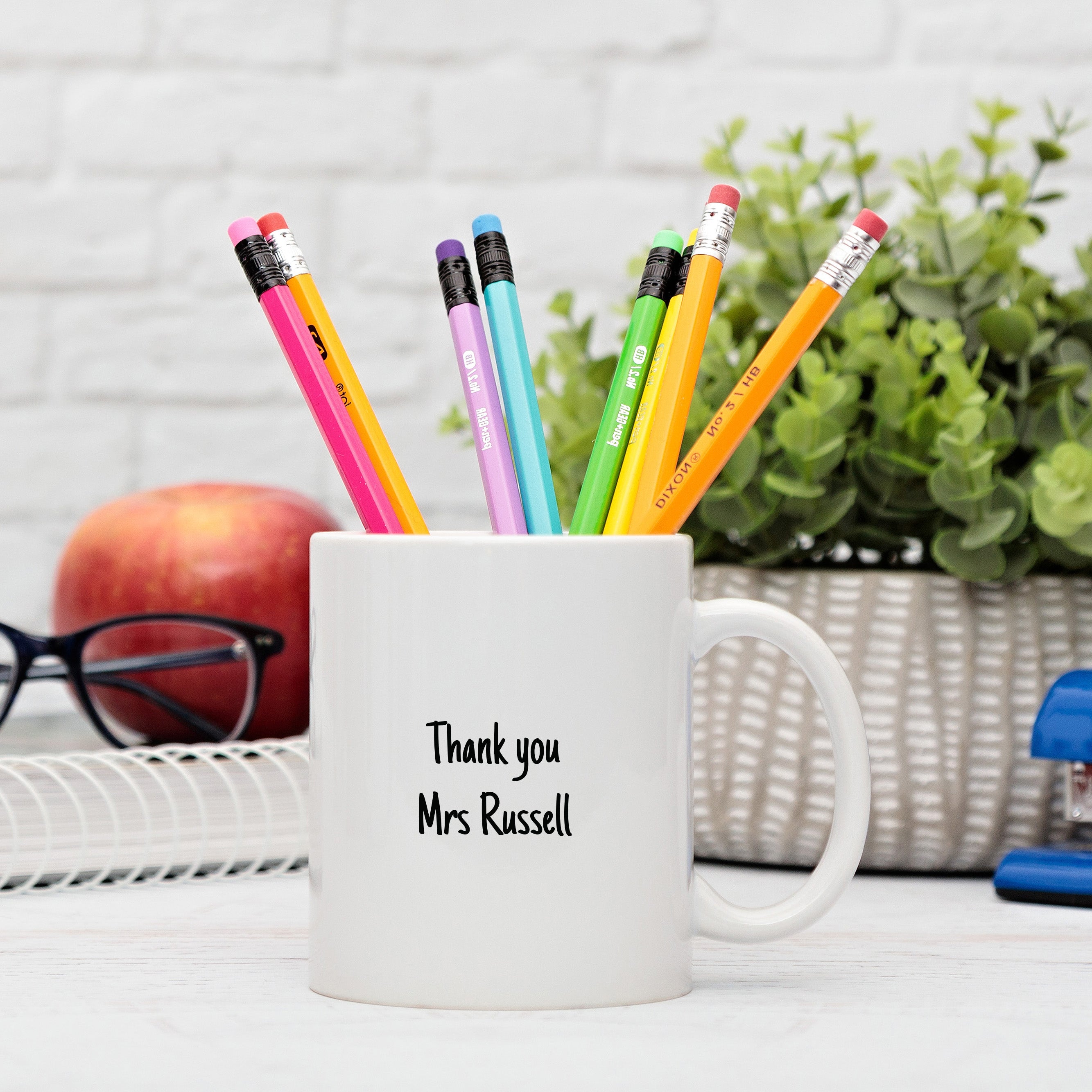 Teacher appreciation ceramic mug quote