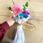 Personalised Thank You Teacher Felt Flower Bouquet