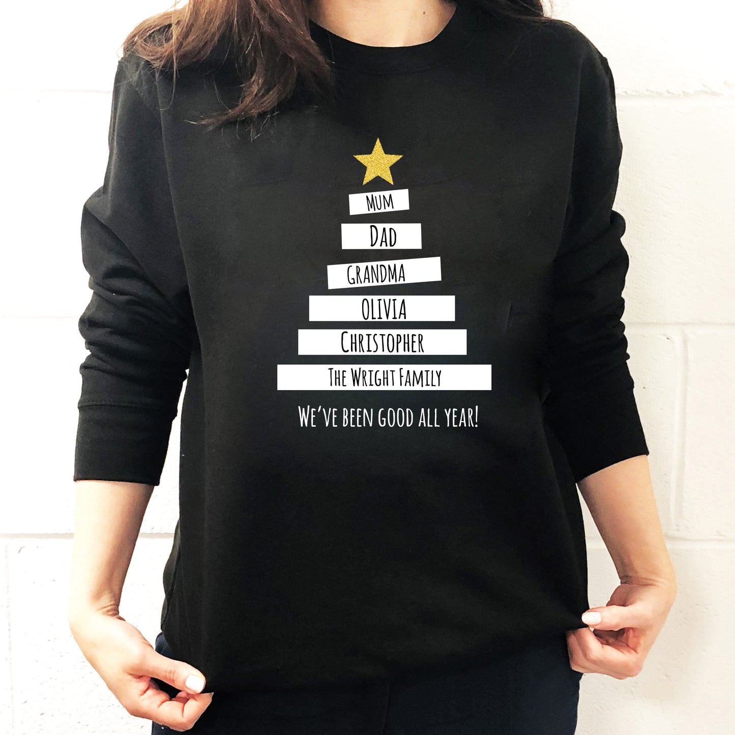 Personalised Family Christmas Jumper