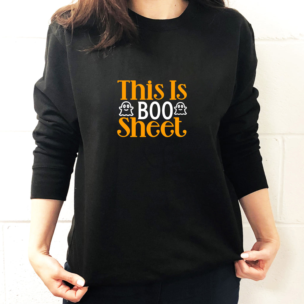 This Is Boo Sheet Funny Halloween Sweatshirt