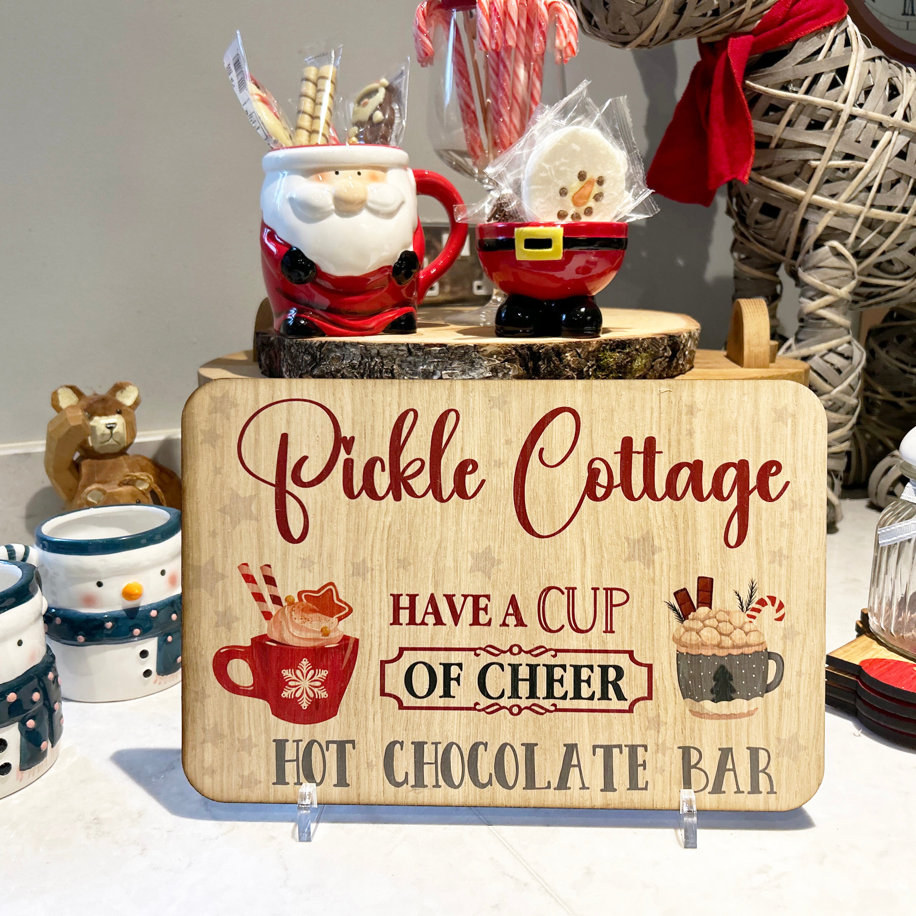 Personalised Hot Chocolate Station Sign