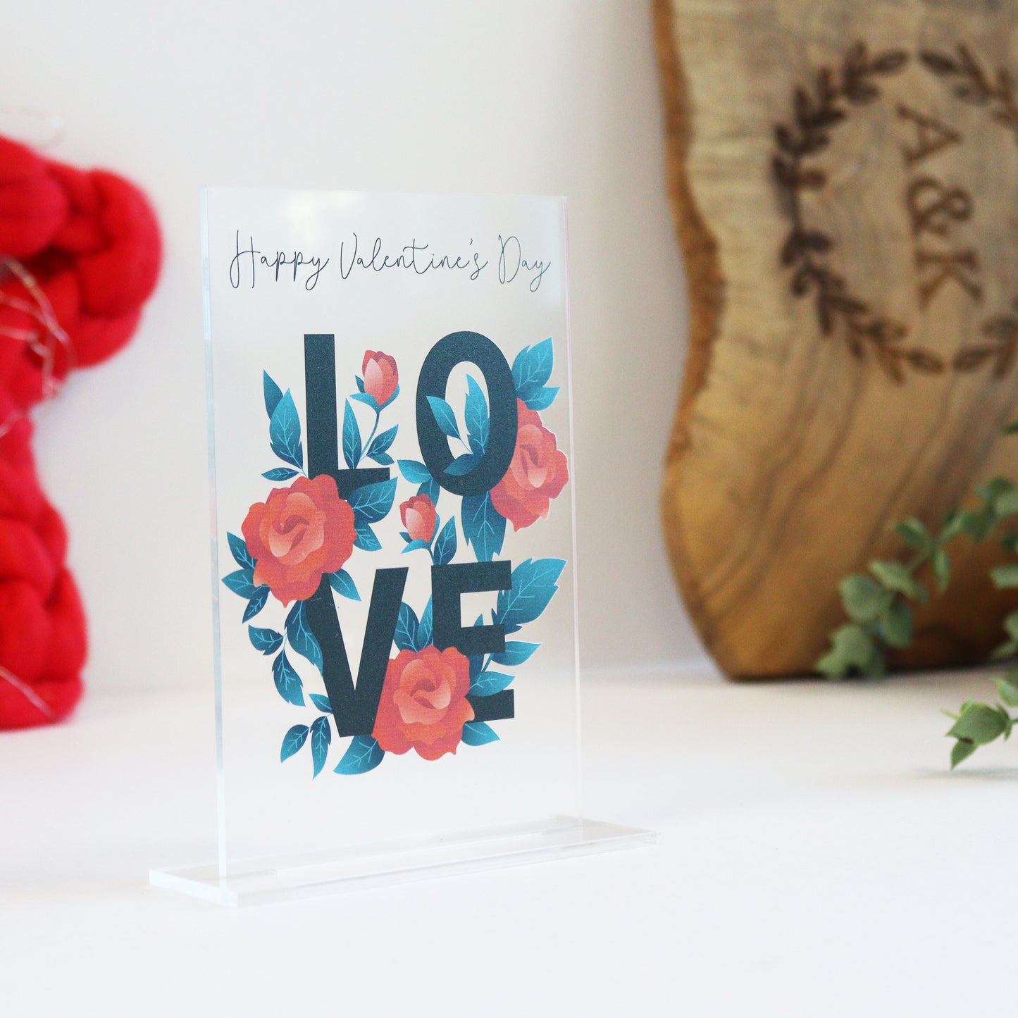 Printed Valentine's Day Alternative Card Keepsake
