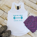 Gym Train Like A Beast TriDri Racerback Vest