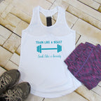 Gym Train Like A Beast TriDri Racerback Vest