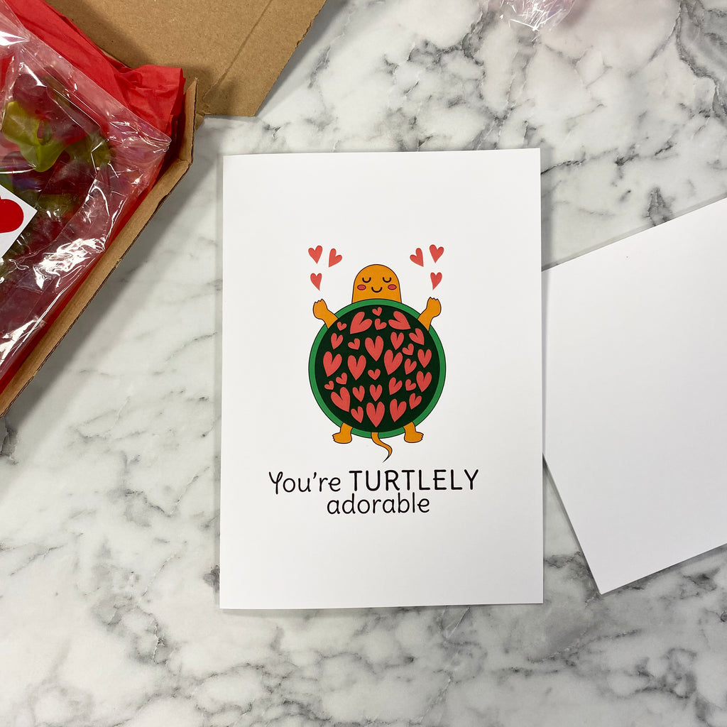 You Are Turtlely Awesome Funny Valentine's Card