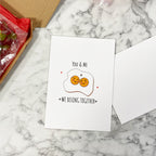 Cute You And Me Belong Together Valentine's Card
