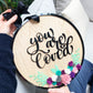 You Are Loved Sign With Handmade Felt Flowers