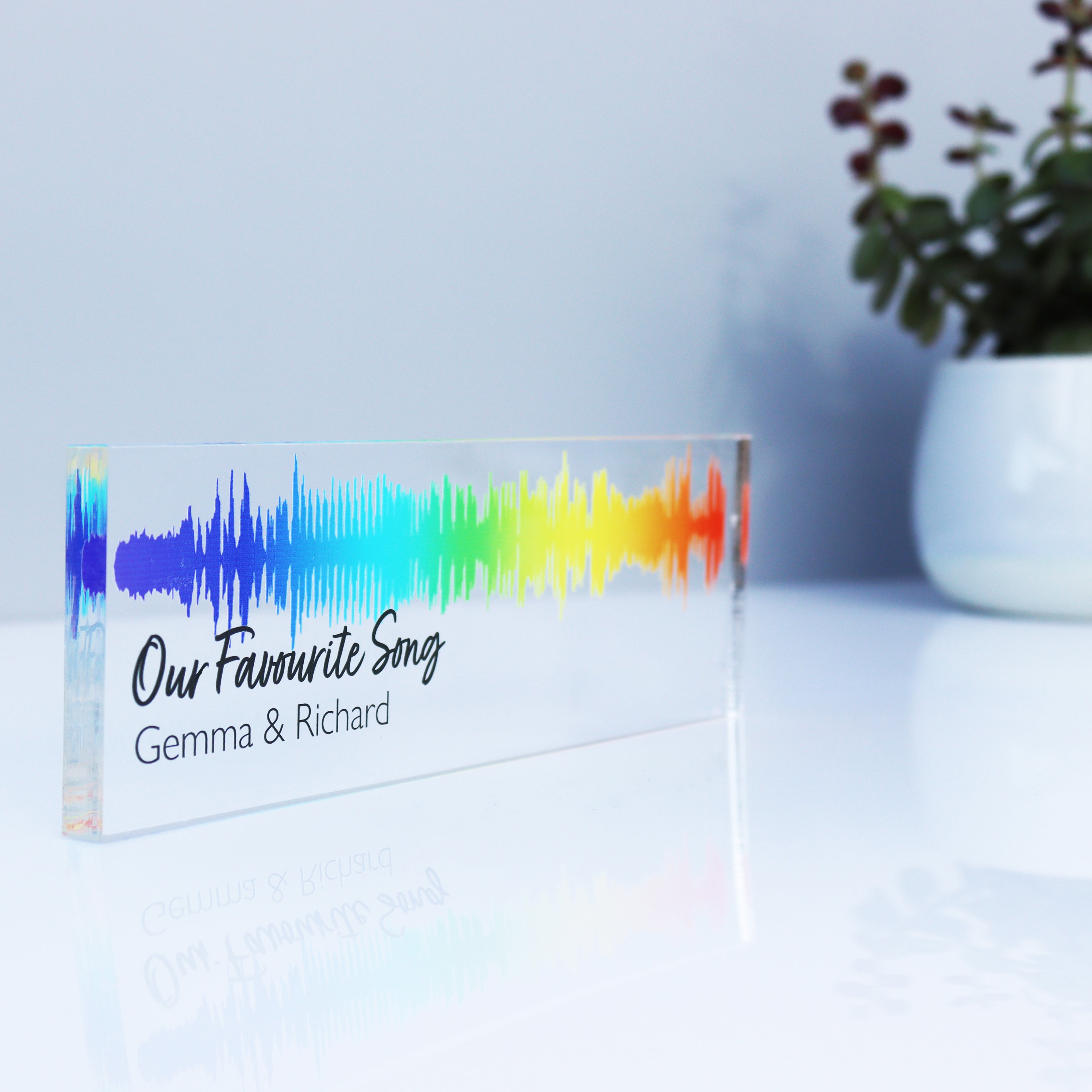 Favourite Song 3D Acrylic Soundwave Art