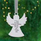 Personalised Printed Angel Memory Bauble