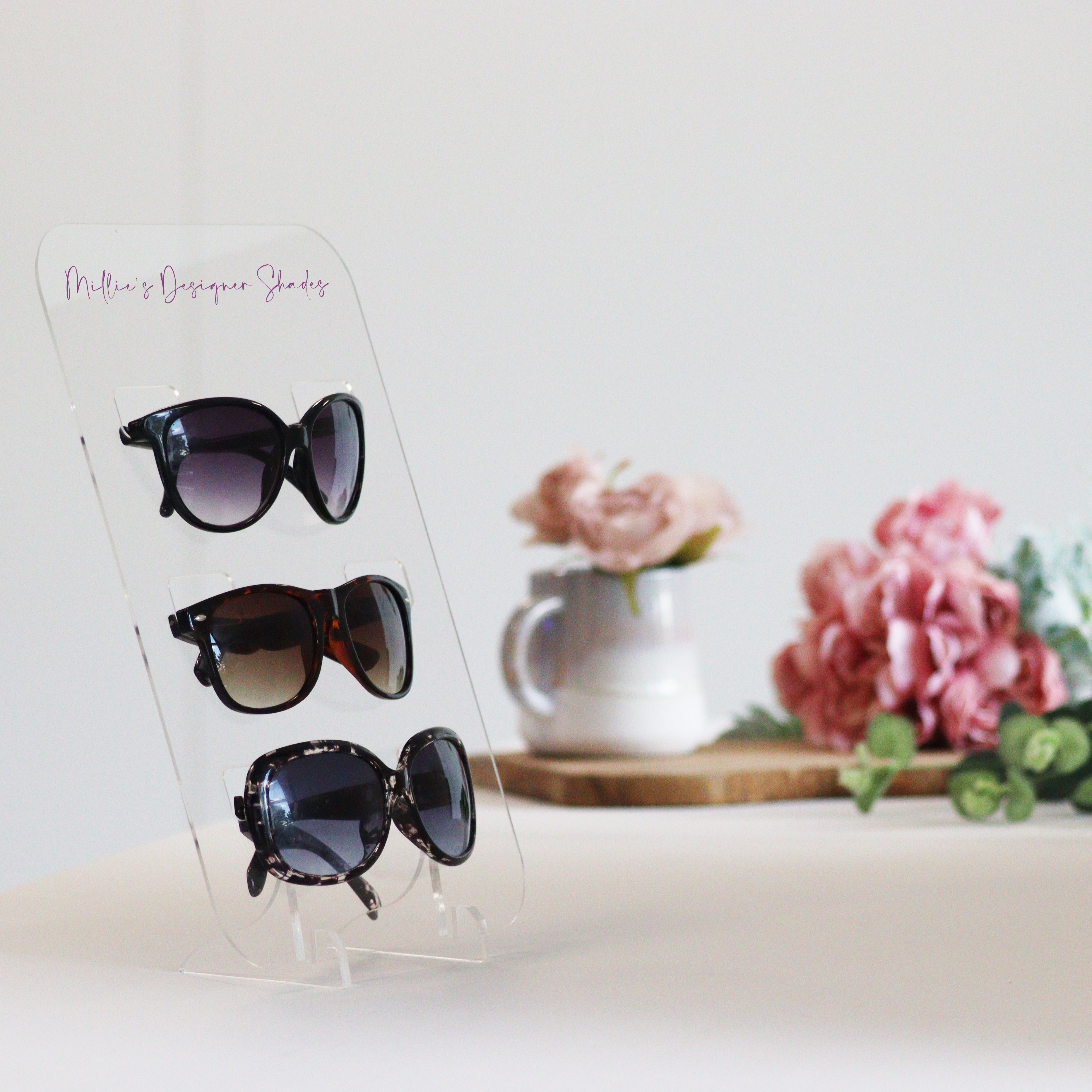 Personalised Acrylic Sunglasses Holder