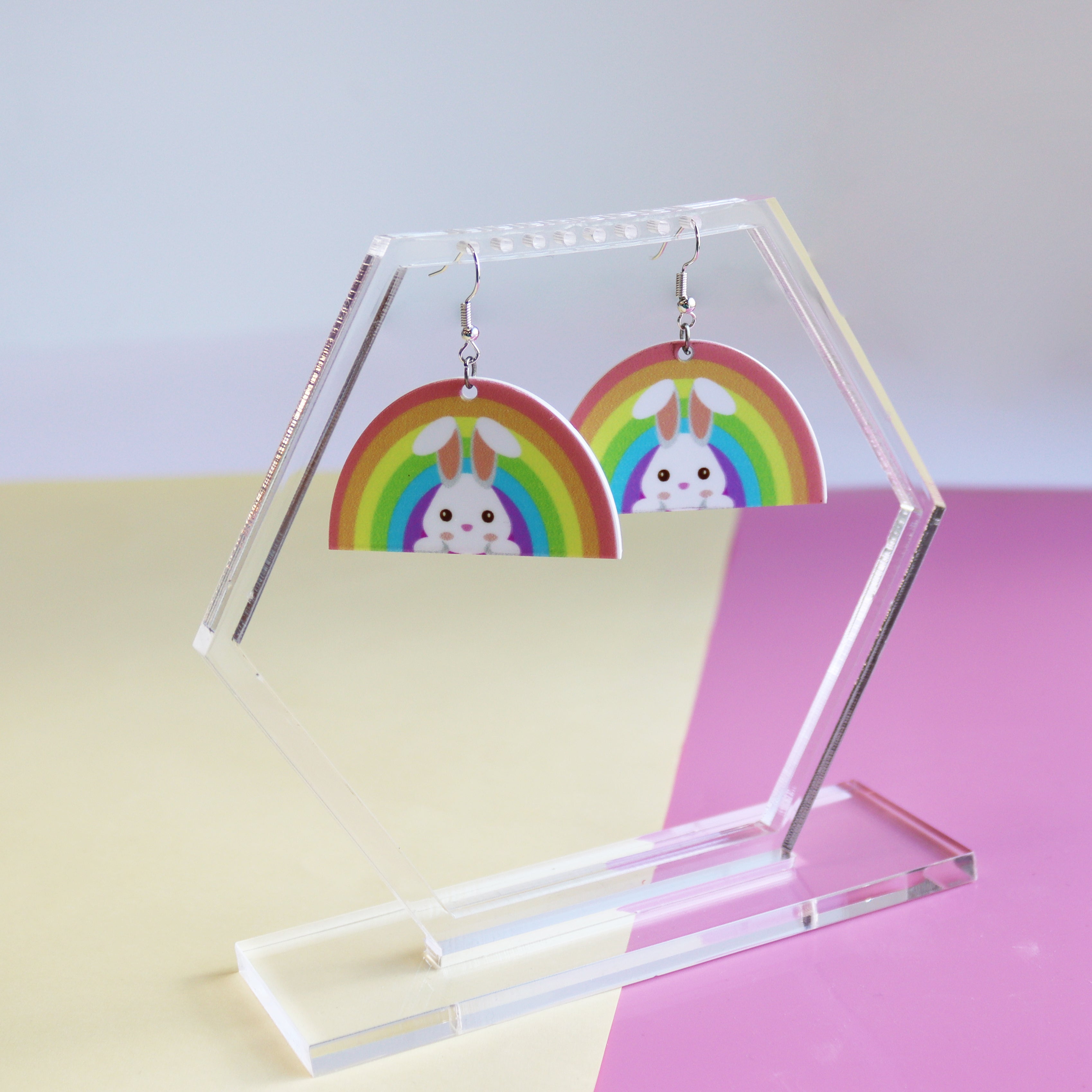 acrylic easter earrings costume jewellery