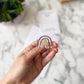 Follow your dream' Rainbow Acrylic Pin Badge