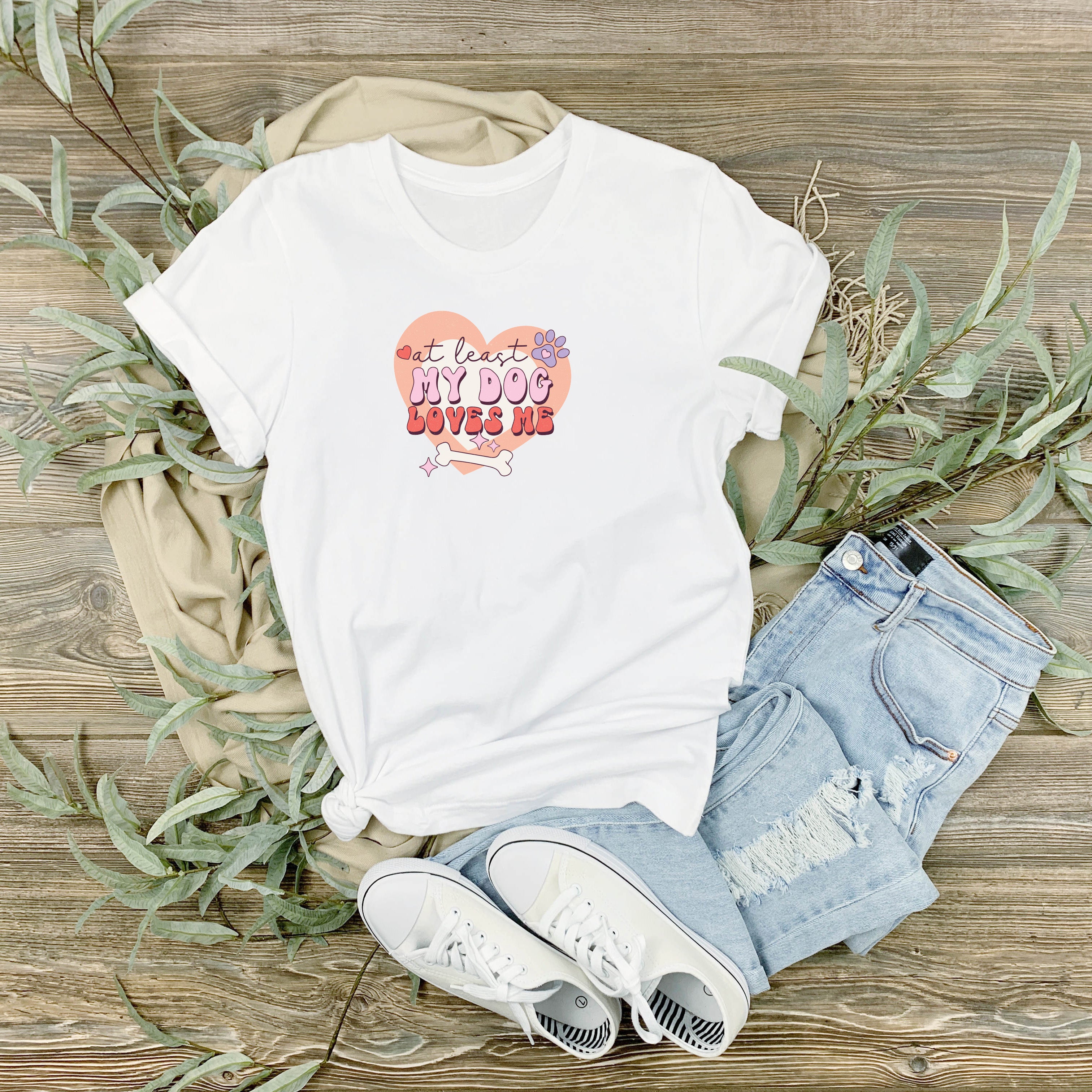 at least my dog loves me anti valentines tshirt galentines dog lover tshirt funny valentines tshirt dog lover tee