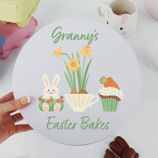 Personalised Easter Baking Tin