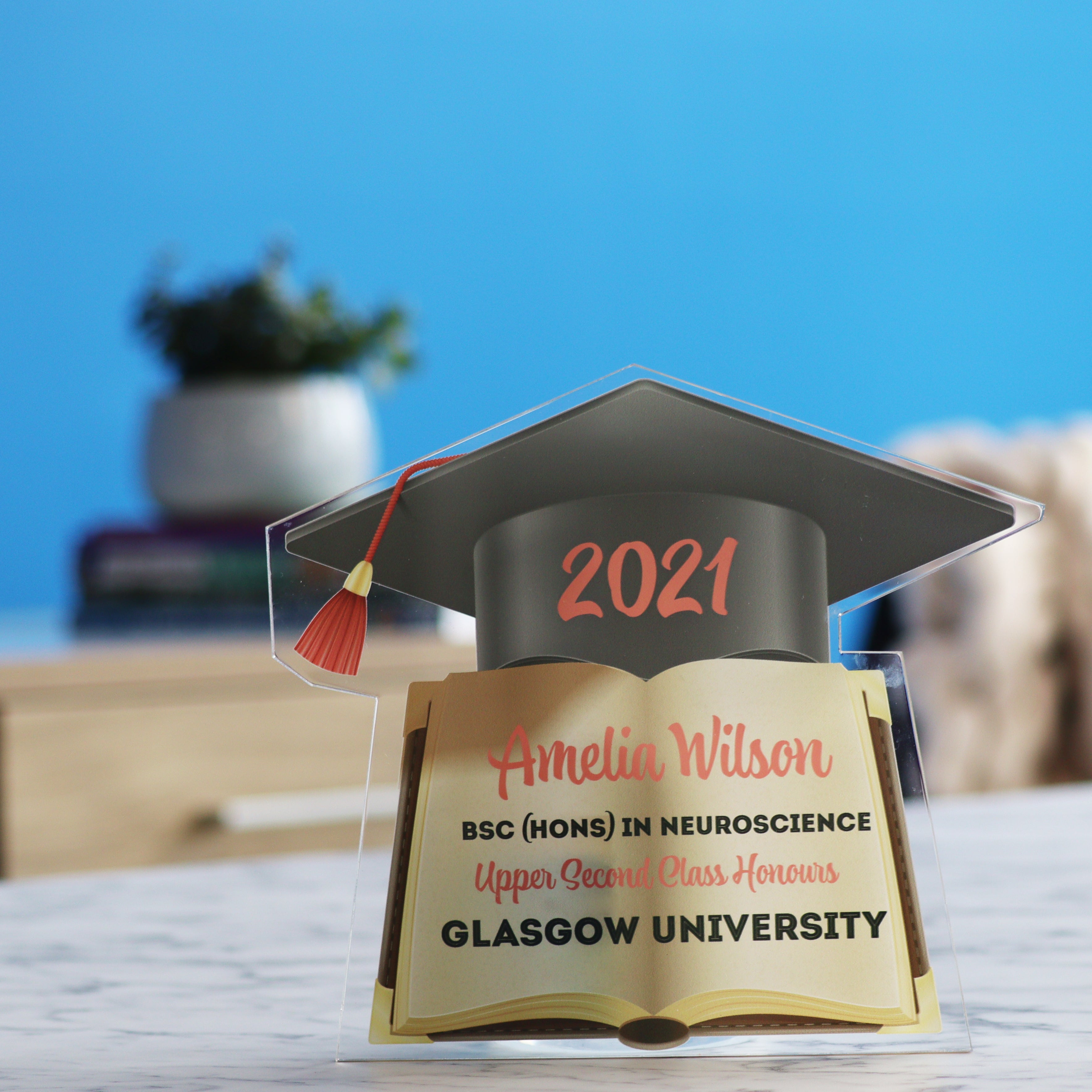 Personalised Graduation Gift Stand